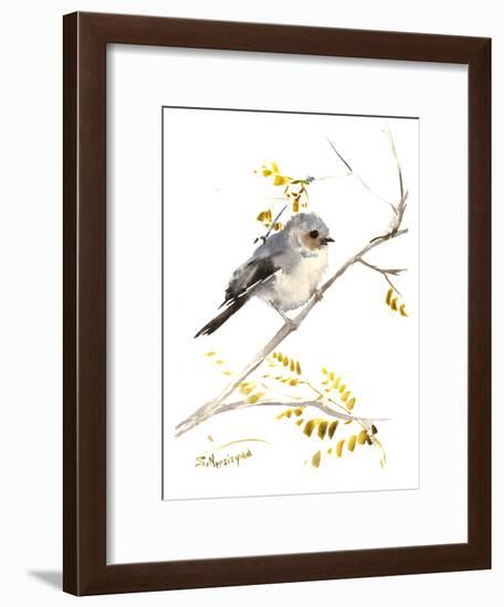 Bushtit-Suren Nersisyan-Framed Art Print