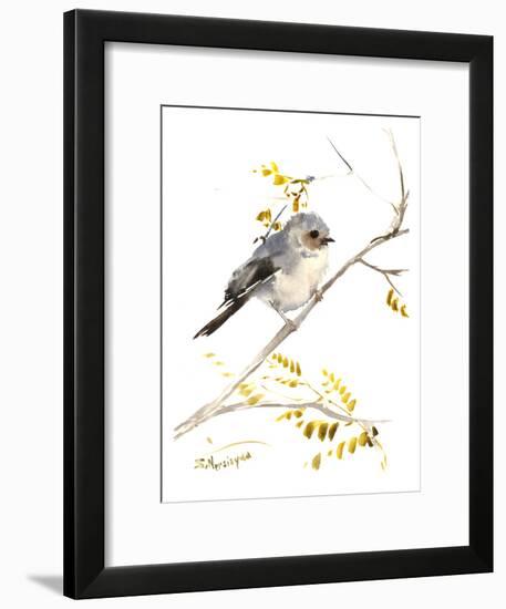 Bushtit-Suren Nersisyan-Framed Art Print