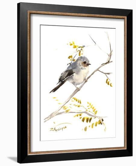 Bushtit-Suren Nersisyan-Framed Art Print