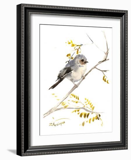 Bushtit-Suren Nersisyan-Framed Art Print