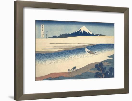 Bushu Tamagawa (The Tama River in Musashi Province)-Katsushika Hokusai-Framed Giclee Print