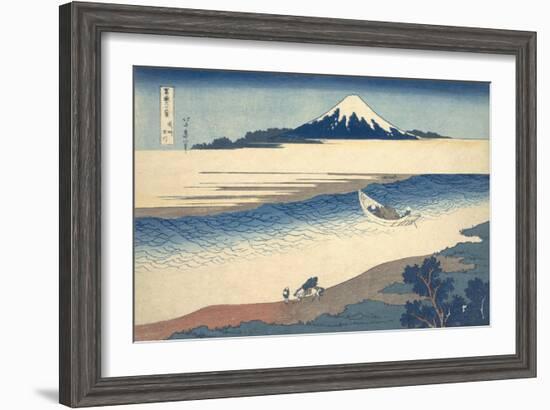 Bushu Tamagawa (The Tama River in Musashi Province)-Katsushika Hokusai-Framed Giclee Print