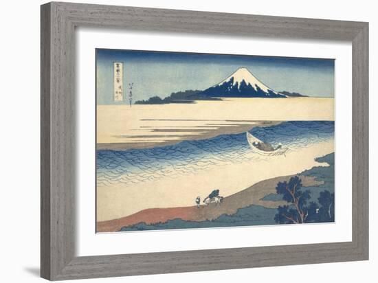 Bushu Tamagawa (The Tama River in Musashi Province)-Katsushika Hokusai-Framed Giclee Print