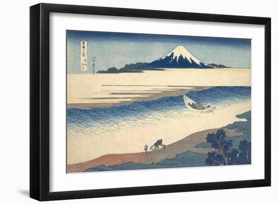 Bushu Tamagawa (The Tama River in Musashi Province)-Katsushika Hokusai-Framed Giclee Print