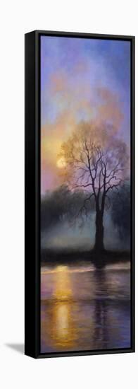 Bushy Park Dusk, 2016-Lee Campbell-Framed Premier Image Canvas