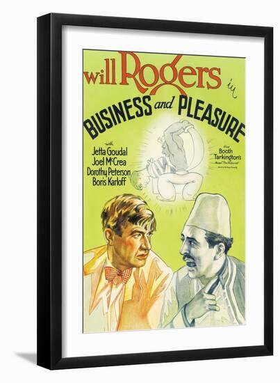 Business and Pleasure-null-Framed Art Print