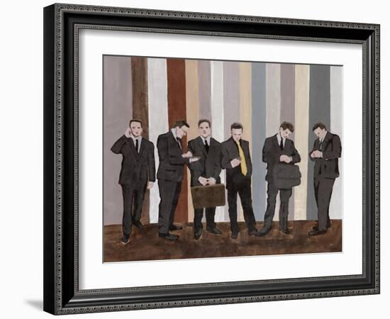 Business As Usual-Clayton Rabo-Framed Giclee Print