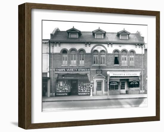 Business Block on South Union Avenue, Tacoma, WA, 1927-Marvin Boland-Framed Giclee Print