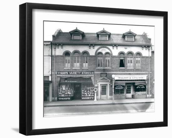 Business Block on South Union Avenue, Tacoma, WA, 1927-Marvin Boland-Framed Giclee Print