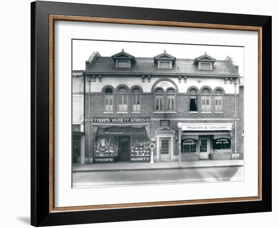 Business Block on South Union Avenue, Tacoma, WA, 1927-Marvin Boland-Framed Giclee Print