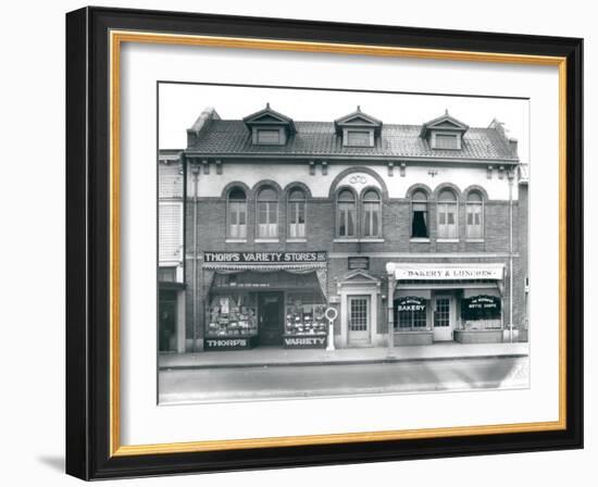 Business Block on South Union Avenue, Tacoma, WA, 1927-Marvin Boland-Framed Giclee Print