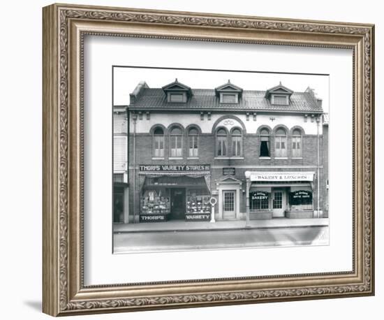 Business Block on South Union Avenue, Tacoma, WA, 1927-Marvin Boland-Framed Giclee Print