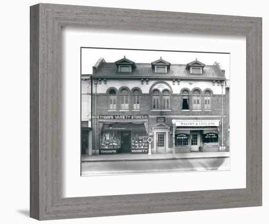 Business Block on South Union Avenue, Tacoma, WA, 1927-Marvin Boland-Framed Giclee Print