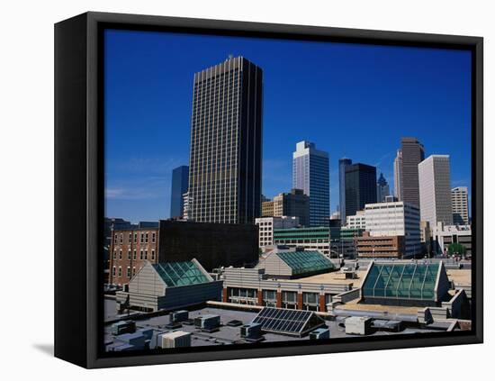 Business District, Atlanta, GA-Mark Gibson-Framed Premier Image Canvas