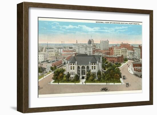 Business District, Fort Worth, Texas-null-Framed Art Print