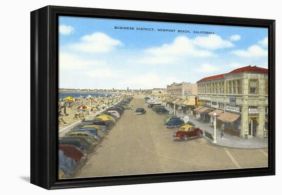 Business District, Newport Beach, California-null-Framed Stretched Canvas