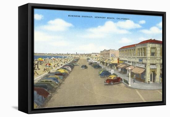 Business District, Newport Beach, California-null-Framed Stretched Canvas