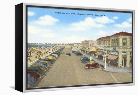 Business District, Newport Beach, California-null-Framed Stretched Canvas