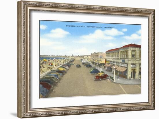 Business District, Newport Beach, California-null-Framed Premium Giclee Print