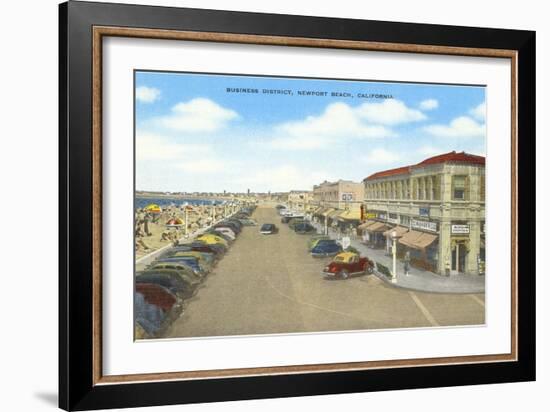 Business District, Newport Beach, California-null-Framed Premium Giclee Print