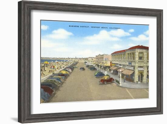 Business District, Newport Beach, California-null-Framed Art Print