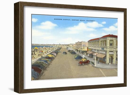 Business District, Newport Beach, California-null-Framed Art Print