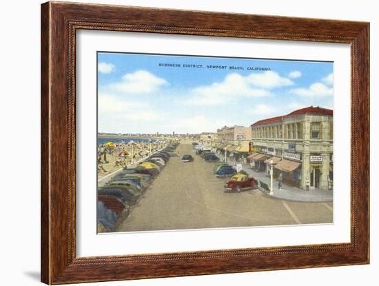 Business District, Newport Beach, California-null-Framed Art Print