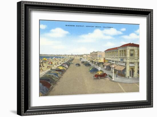 Business District, Newport Beach, California-null-Framed Art Print