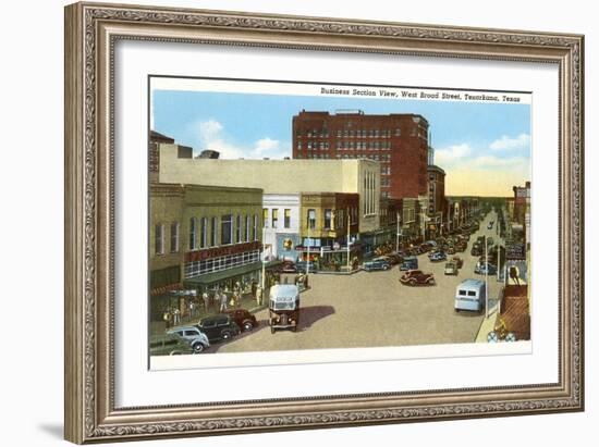 Business District, Texarkana Texas-null-Framed Art Print