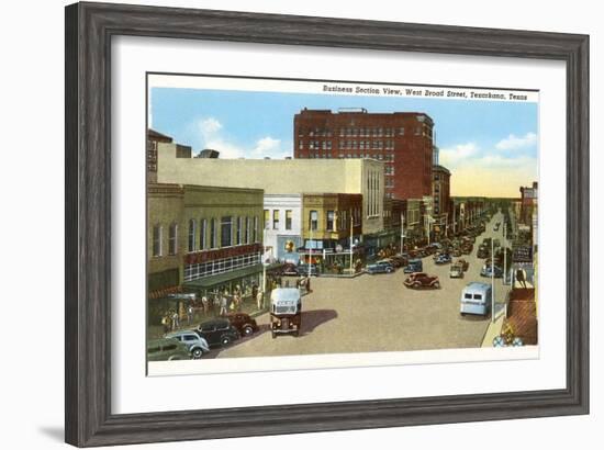 Business District, Texarkana Texas-null-Framed Art Print