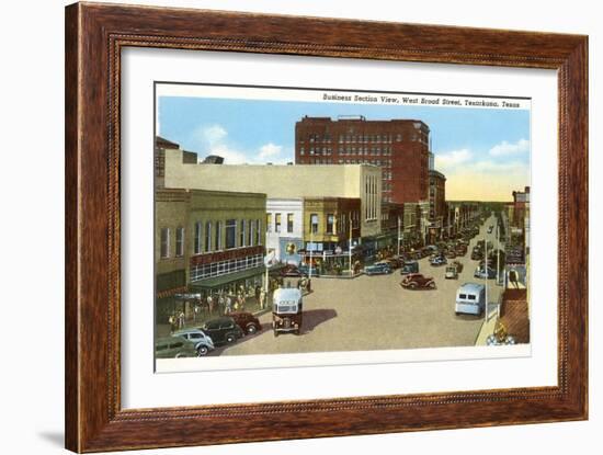 Business District, Texarkana Texas-null-Framed Art Print