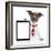 Business Dog Tablet Pc Ebook-Javier Brosch-Framed Photographic Print