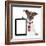 Business Dog Tablet Pc Ebook-Javier Brosch-Framed Photographic Print