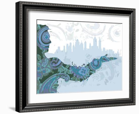 Business Hand-Teofilo Olivieri-Framed Giclee Print