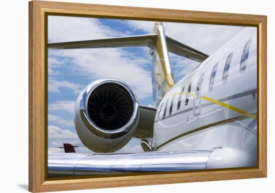 Business Jet-Mark Williamson-Framed Premier Image Canvas