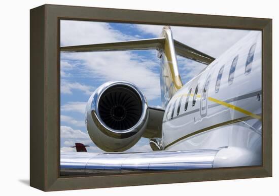 Business Jet-Mark Williamson-Framed Premier Image Canvas