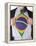 Business Man With Brazilian Flag T-Shirt-IJdema-Framed Stretched Canvas