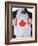 Business Man With Canadian Flag T-Shirt-IJdema-Framed Art Print