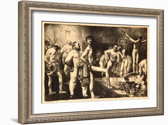 Business-Men's Bath, 1923-George Wesley Bellows-Framed Giclee Print