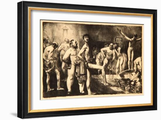 Business-Men's Bath, 1923-George Wesley Bellows-Framed Giclee Print