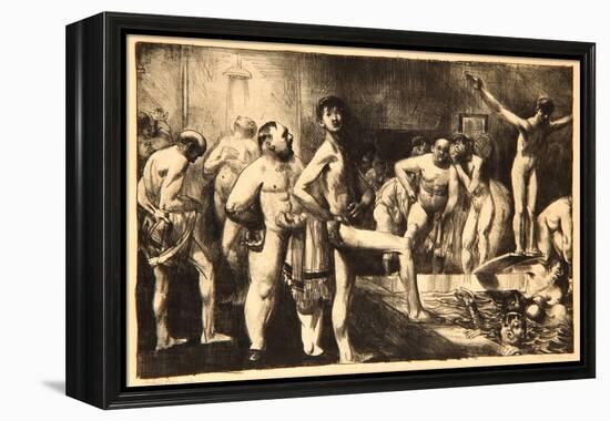 Business-Men's Bath, 1923-George Wesley Bellows-Framed Premier Image Canvas