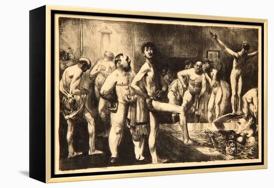 Business-Men's Bath, 1923-George Wesley Bellows-Framed Premier Image Canvas