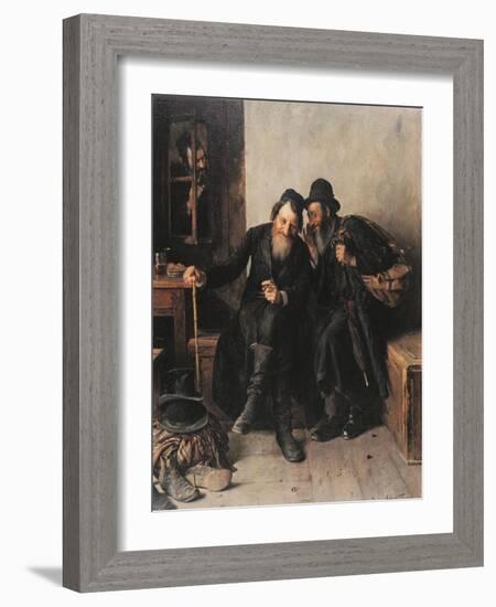 Business Secret-Isidor Kaufmann-Framed Art Print