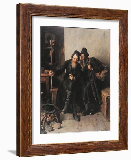 Business Secret-Isidor Kaufmann-Framed Art Print