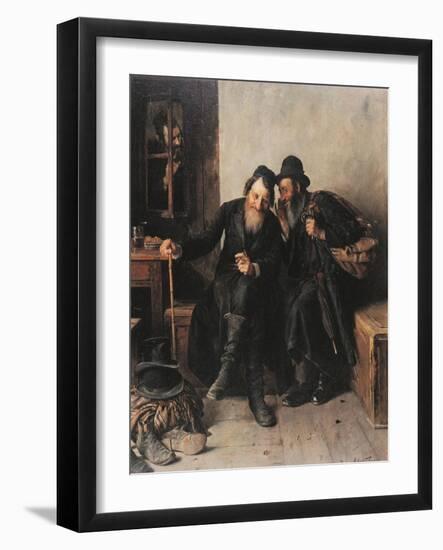 Business Secret-Isidor Kaufmann-Framed Art Print