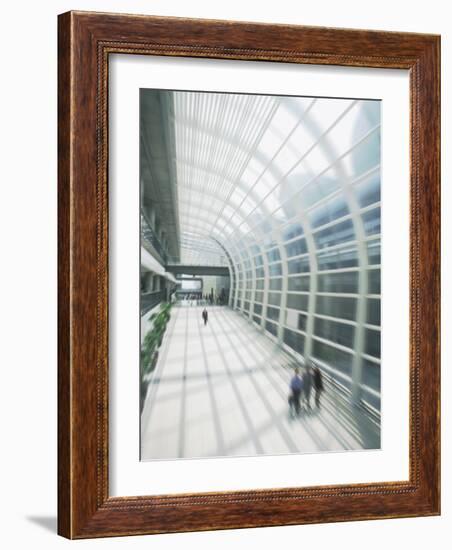 Business Travelers in Modern Airport-Bill Bachmann-Framed Photographic Print