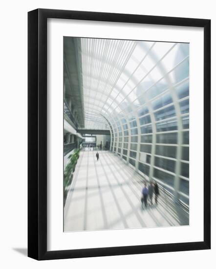 Business Travelers in Modern Airport-Bill Bachmann-Framed Photographic Print