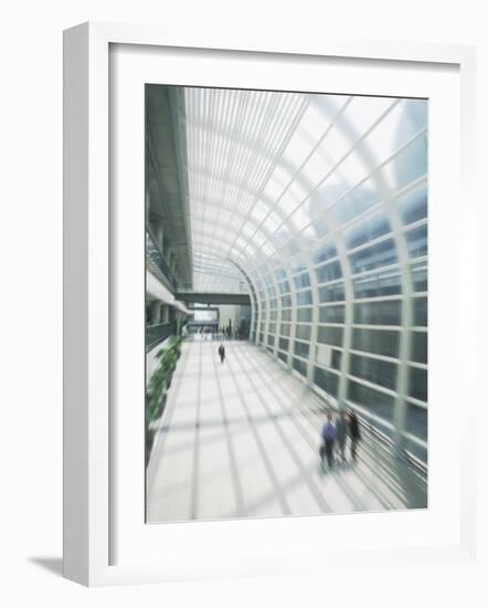 Business Travelers in Modern Airport-Bill Bachmann-Framed Photographic Print