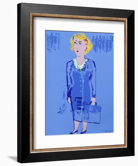 Business Woman-Diana Ong-Framed Giclee Print
