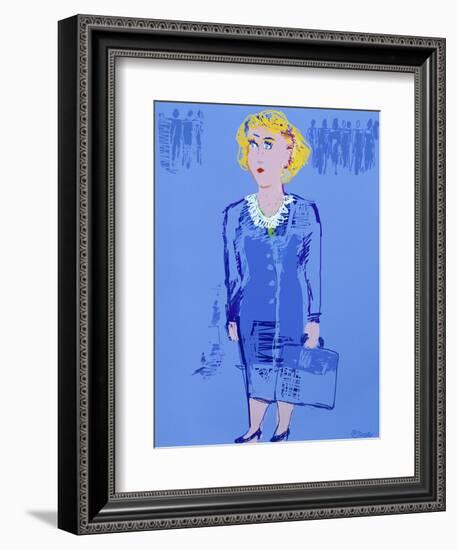 Business Woman-Diana Ong-Framed Giclee Print